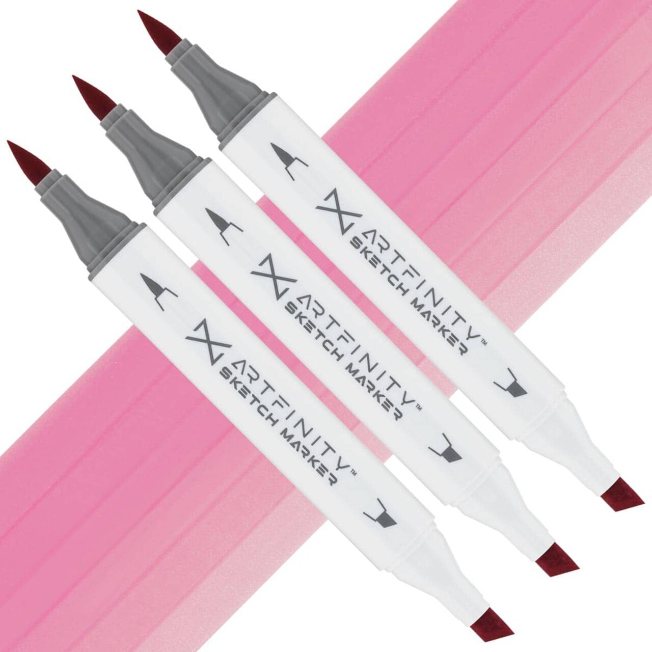 Artfinity Sketch Marker Sets - Set of 3 - Orchid RV1-2, Vibrant, Professional, Dye-Based Alcohol Markers for Artists, Drawing, Travel, & More